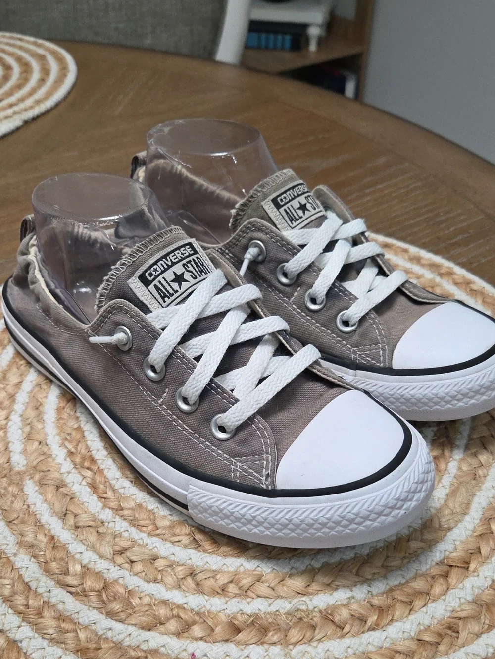 Converse All Star Shoreline Slip On Sneakers,in Grey, Size 9 - Picture 2 of 12